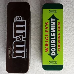 M&MS and WRIGLEY'S COLLECTOR TINS